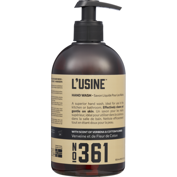 L'usine Hndvask Verbena &amp; Cotton Flower 500 ml. 