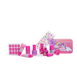 NYHED! MARTINELIA Little Unicorn Nails &amp; Lip Set With Tin Box