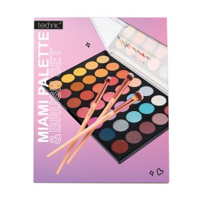 TILBUD! TECHNIC MIAMI PALETTE & BRUSH SET