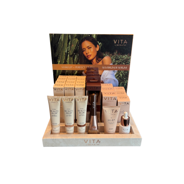 DISPLAY MED BEAUTY BLUR, FACE BRUSH, HA+ OG SERUM