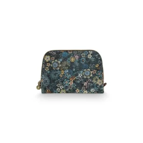 Coby Cosmetic Bag Triangle Medium Tutti I Flori Blue
