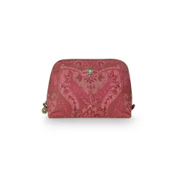 Cosmetic Bag Triangle Medium Kyoto Festival Dark Pink