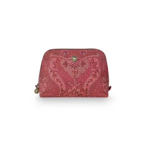 Cosmetic Bag Triangle Medium Kyoto Festival Dark Pink